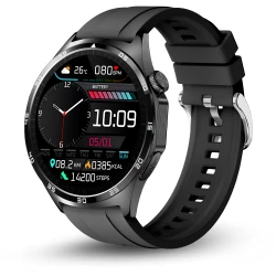 Smartwatch Męski Kardiowatch czarny Proventus MT300 EKG, Ciśnienie, Funkcja Rozmów, Menu PL