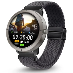 Smartwatch Damski Proventus PTG76 - GPS, Funkcja Rozmowy, Wodoodporny IPX8 5ATM, Menu PL, AMOLED