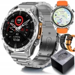 Zestaw 7w1 Smartwatch Męski Zegarek  Proventus PTG300Pro — GPS MAPY 4GB AMOLED IP68 Ciśnienie, Funkcja Rozmów, Menu PL