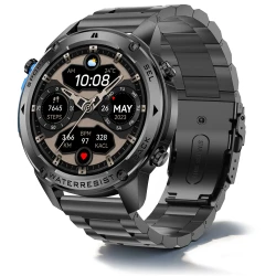 Smartwatch Męski Proventus PTG56 czarny — GPS, WODOODPORNY 5ATM, AMOLED, Funkcja Rozmów, MENU POLSKIE