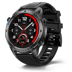 Smartwatch Męski Proventus PTG56 czarny — GPS, WODOODPORNY 5ATM, AMOLED, Funkcja Rozmów, MENU POLSKIE